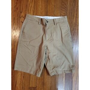 Old Navy Mens Ultimate Slim Built-In Flex Khaki Shorts Beige Tan Size 28 Chino